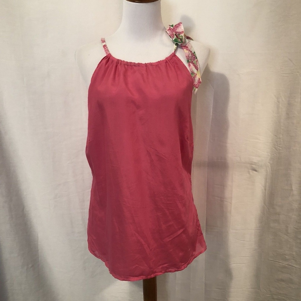 NWT Lilly Pulitzer 12 Blouse Silk Madelyn Top